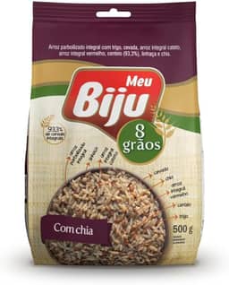 MEU BIJU Arroz 8 Graos Integrais Com Chia 500G