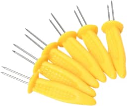 Mimo Style Espeto para Milho - Silicone com Ponta em Aço Inoxidável - Resistente e Durável