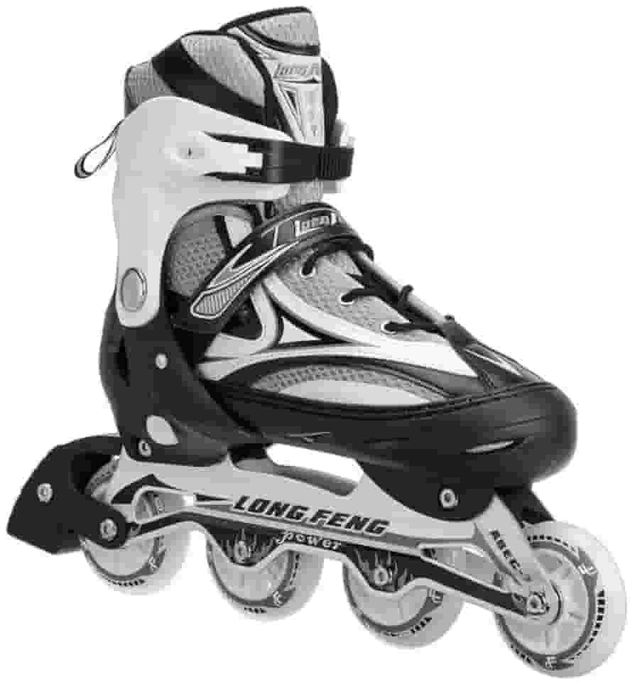 Patins In-line (em Linha) Semi Profissional Long Feng Ajustável Roller Abec 7