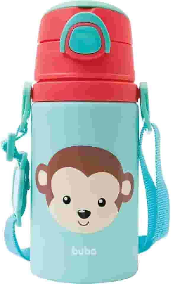 Buba Garrafinha De Aluminio Animal Fun Macaco Colorido