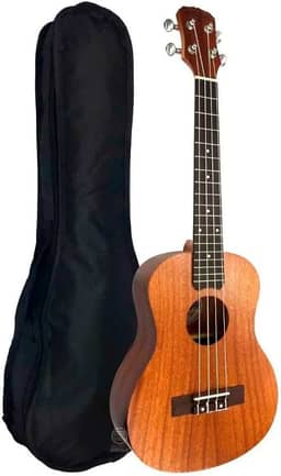 Ukulele Malibu tenor acustico sapele natural 26S com capa
