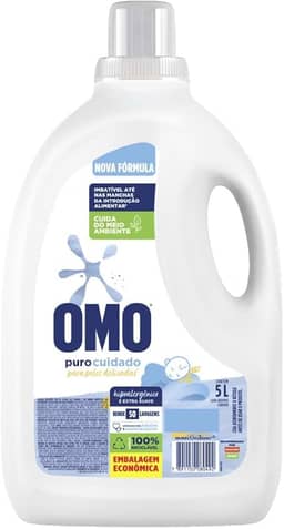 OMO Sabão Líquido Omo Puro Cuidado 5L
