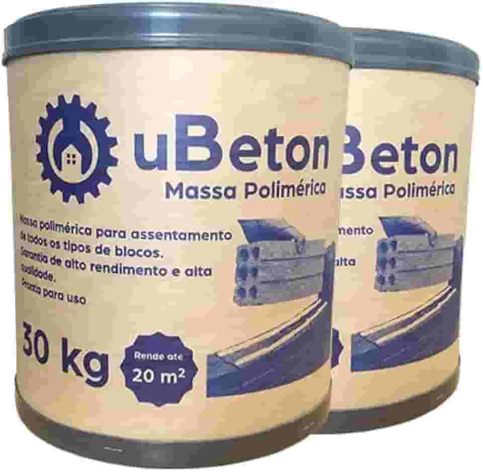 Argamassa Polimérica para alvenaria - Cola Tijolo/Bloco – 2 und Barrica 30 kg – 60kg - uBeton