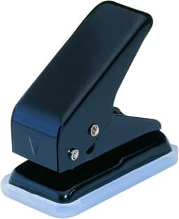 Perfurador 101 1 furo até 8 folhas, CIS, 291.4900, Preto