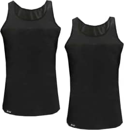 KIT 2 Cintas Modeladora Masculina Colete Redutor Postura Bodyshaper Slim Fitness