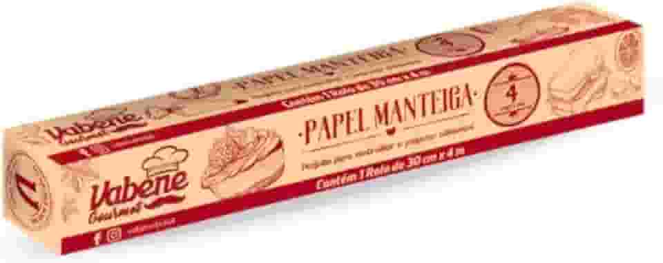 PAPEL MANTEIGA GOURMET 30CMX4M VABENE