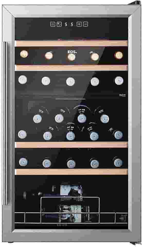 Adega Climatizada 33 Garrafas Dual Zone Eos Premium Compressor Eac33im 110v