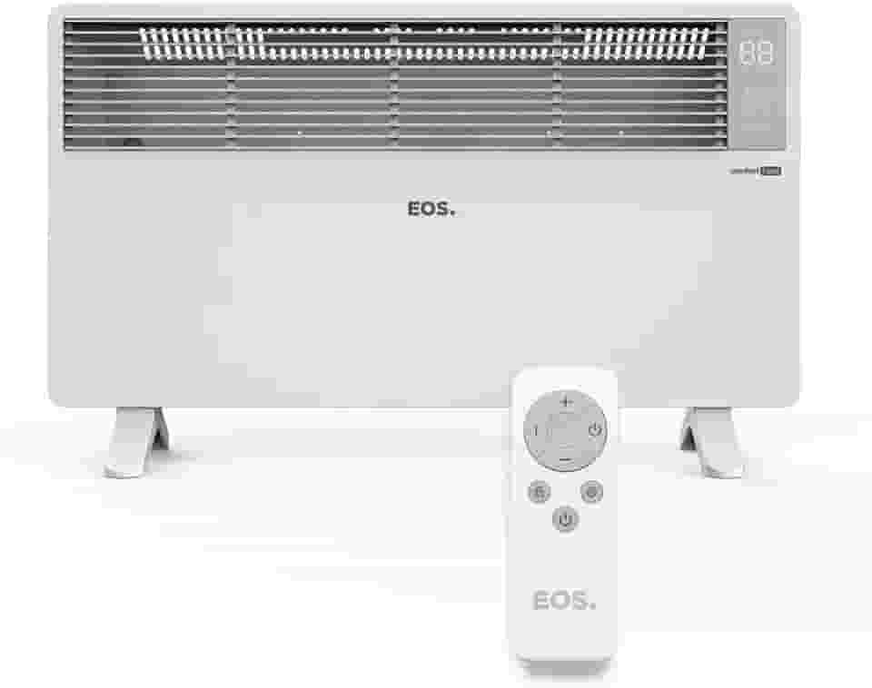 Aquecedor Elétrico Eos Comfort Heat com Painel Digital para Piso e Parede com Tecnologia Convector 2000w Eaq04 220v