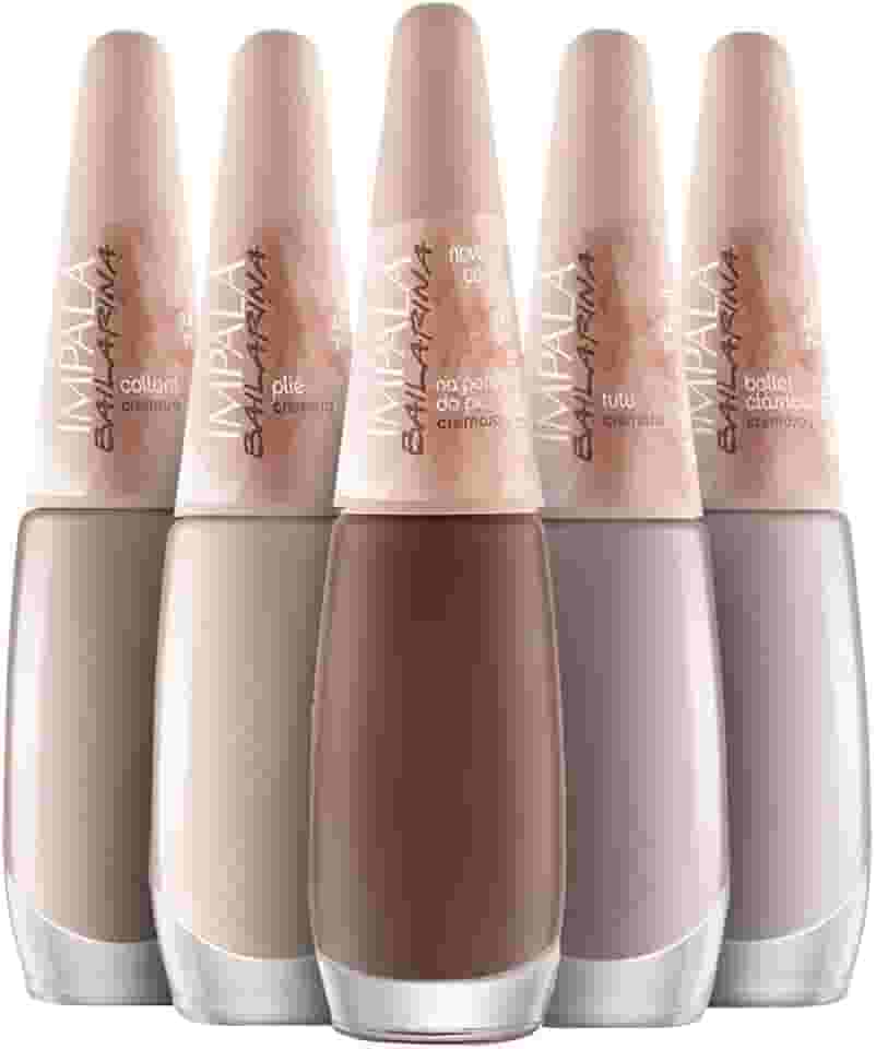 Esmaltes IMPALA Coleção Bailarina Completa 5 cores