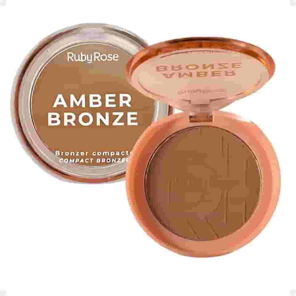 Bronzer Compacto-Amber Bronze Honey Glow Hbm202-2 Ruby Rose
