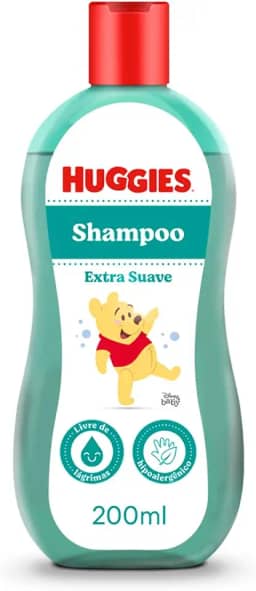 Huggies Shampoo Infantil Extra Suave, 200 ml, Azul
