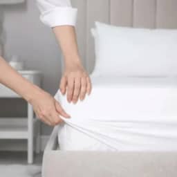 Jogo De Cama Hotel Motel Pousada Airbnb 180 Fios Teka Profiline Tecido Profissional Branco Resisitente a Lavação com Cloro (Solteiro)