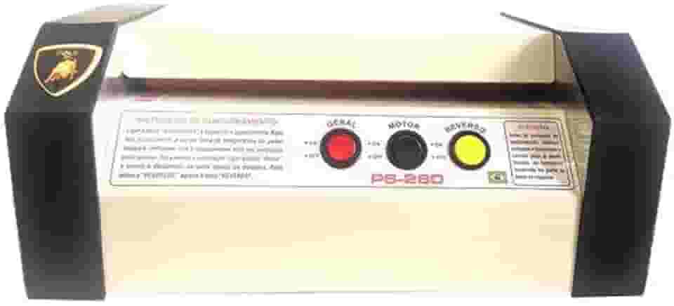 Plastificadora Profissional PS-280 com 200 Plástico Plastificação RG
