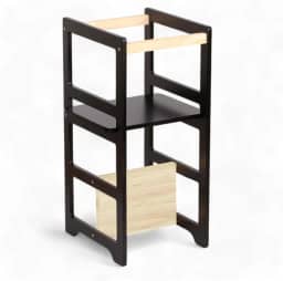 Decoratta Torre Aprendizagem Montessoriana 4x1 Cadeirão Mesinha Preta