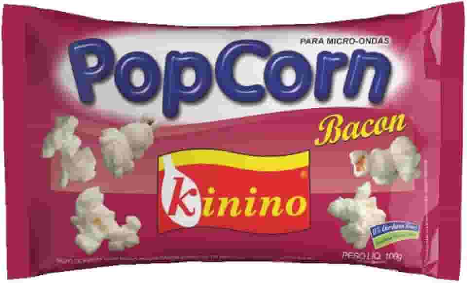 PIPOCA MICROONDAS BACON KININO 100G