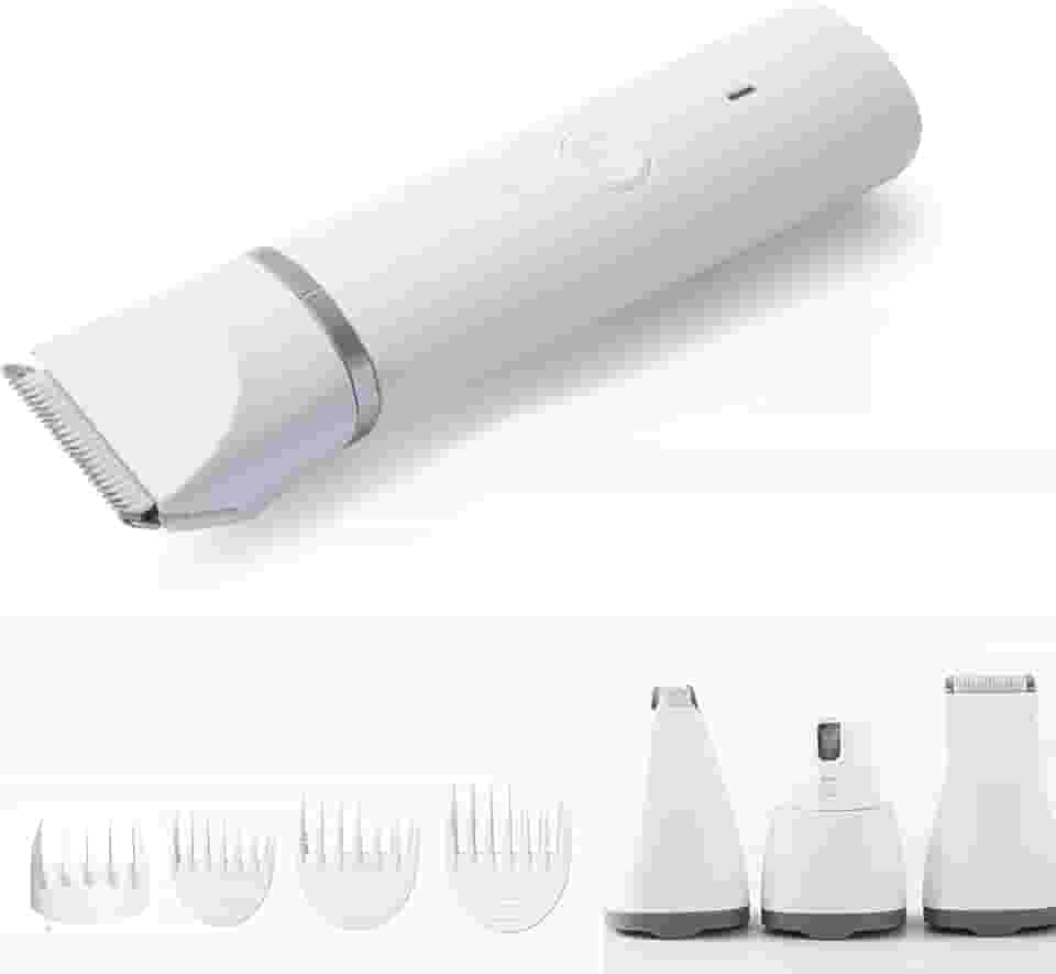 Máquina Tosar Cachorros Cães Recarregável 4 em 1 Kit, Máquina De Tosa Pets Gato Cachorro Tosador,Silencioso, para cães, gatos, cuidados com garras