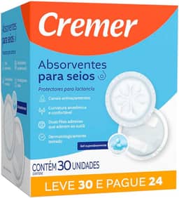 Absorvente Cremer 30Un. Seios