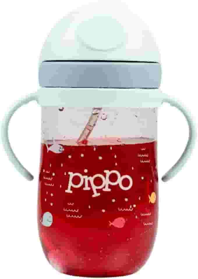 Pippo Copo de Transição Treinamento Bebe Anti Vazamento 350 ml (Fundo do Mar)