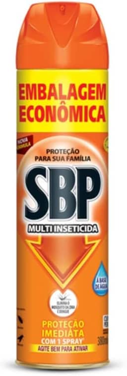 SBP Multi Inseticida Aerossol 380 Ml Embalagem Econômica 380 Ml Laranja