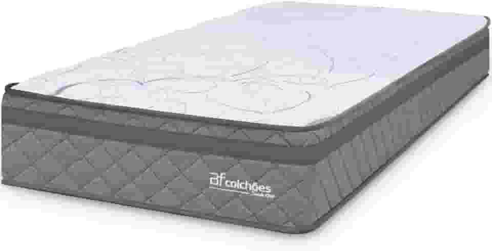 Colchão Solteiro Espuma D45 Extra Firme Antialérgico Certificado 88x188x24cm BF Colchões