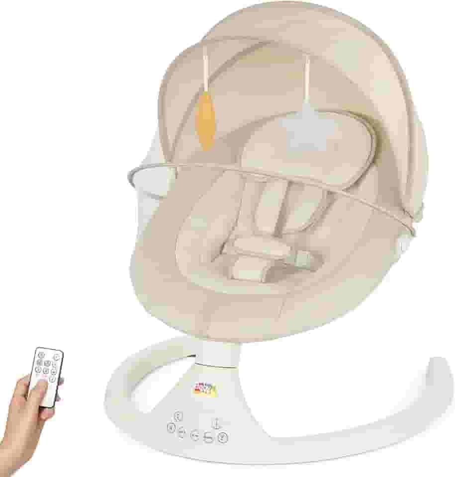 Cadeira de Descanso e Balanço para Bebê Bliss Baby Style com Música, Mosquiteiro e Controle Remoto