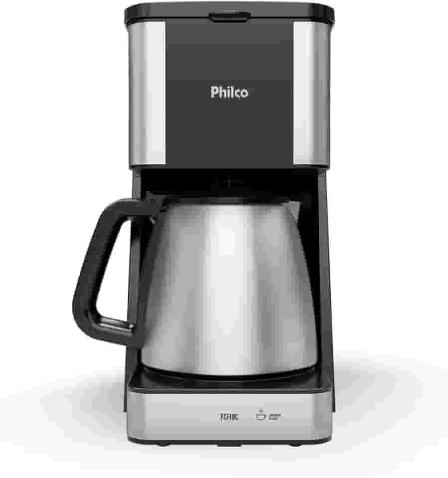 Cafeteira Philco PCF40C Inox 40 Cafezinhos 1,6L 950W Preto 127V