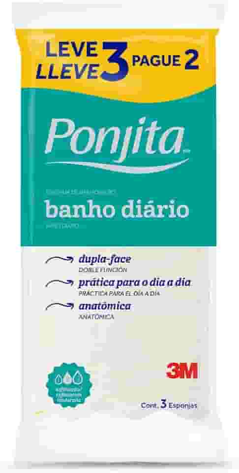 ZKMAGIC Ponjita 3M Esponja Para Banho Amarela Leve 3 E Pague 2