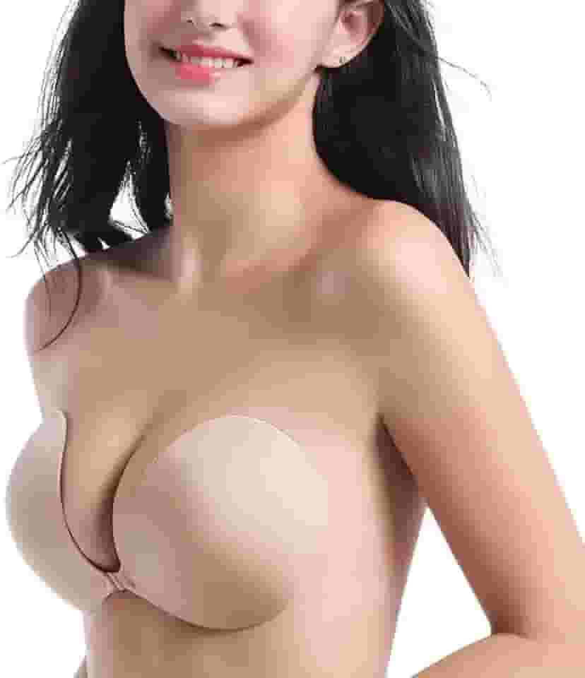 Sutiã Adesivo Push Up Levanta Seios | Invisível Sem Alças e Sem Costas | Reutilizável