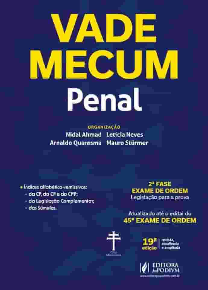 Vade Mecum Penal - 45º Exame de Ordem - 19 Edição 2026 Juspodivm