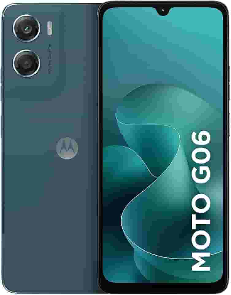 Smartphone Motorola Moto g06-128GB 12GB (4GB RAM + 8GB Ram Boost) e Camera 50MP com AI Bateria de 5200 mAh Tela 6.9" - Azul Marinho