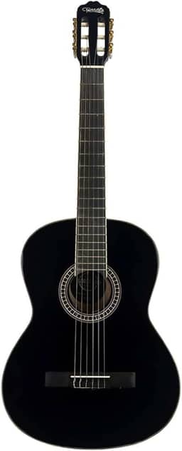 VIOLÃO CLÁSSICO ACÚSTICO LORENZZO 39" NYLON PRETO VTL1954P – TONANTE