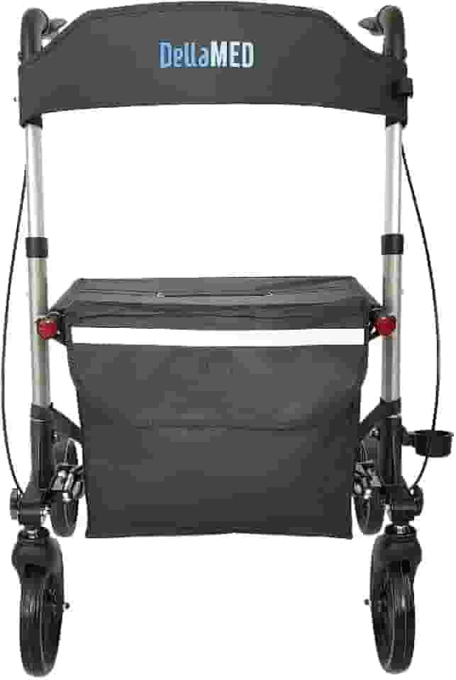 Andador de Alumínio Compacto 4 Rodas até 135 Kg D14 Dellamed