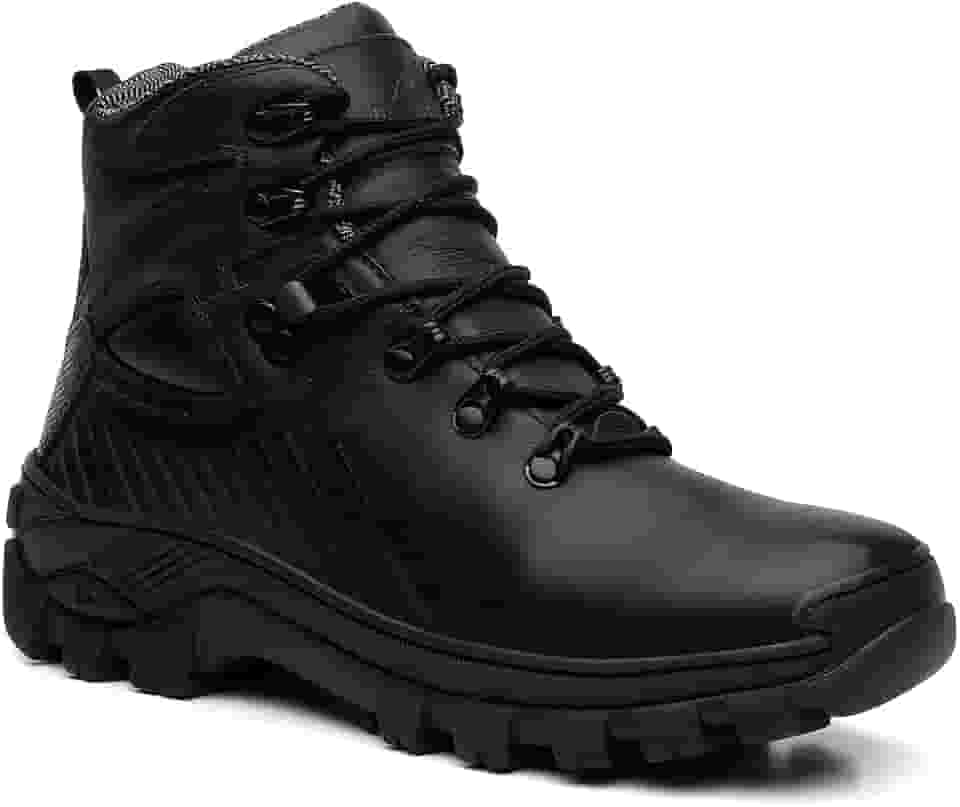 Bota Masculina Coturno em Couro Reforçado California VL006