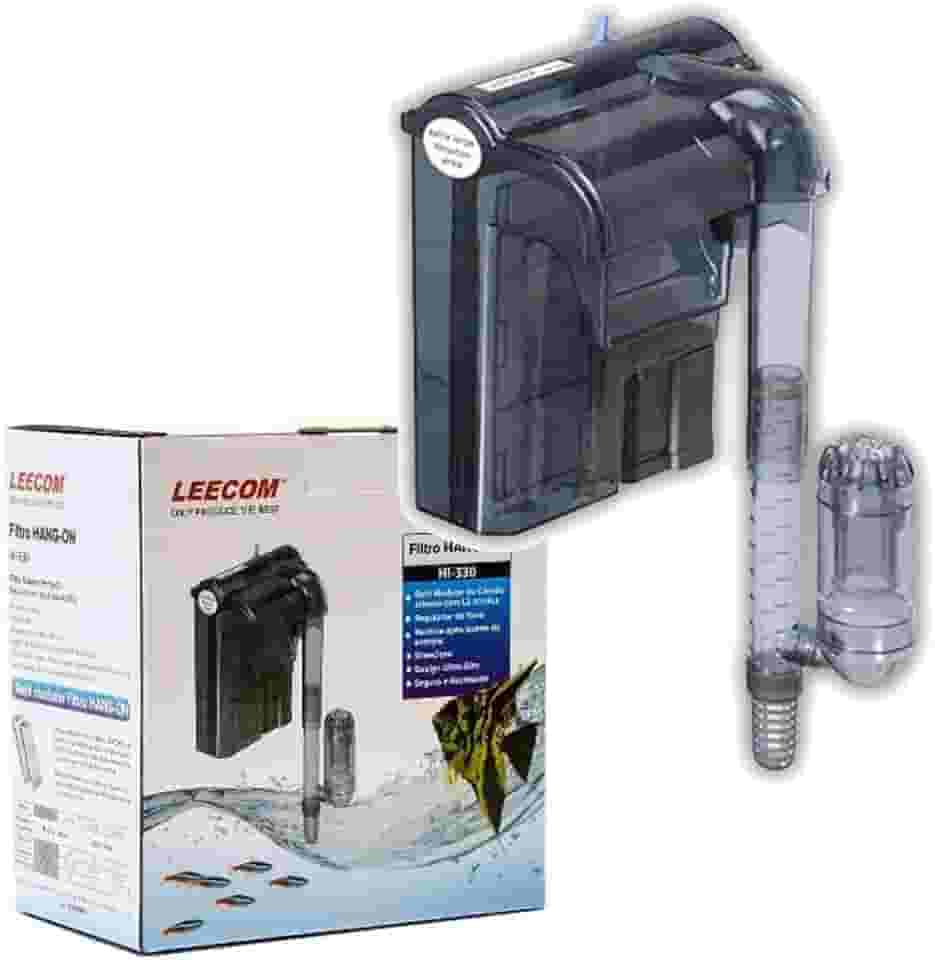 LEECOM - Filtro Externo Hang-On Hi-330 280L/H 2W - 127v, Preto
