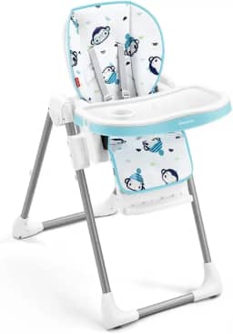 Cadeira Alta de Alimentação Chef's Chair Azul Fisher-Price - BB313
