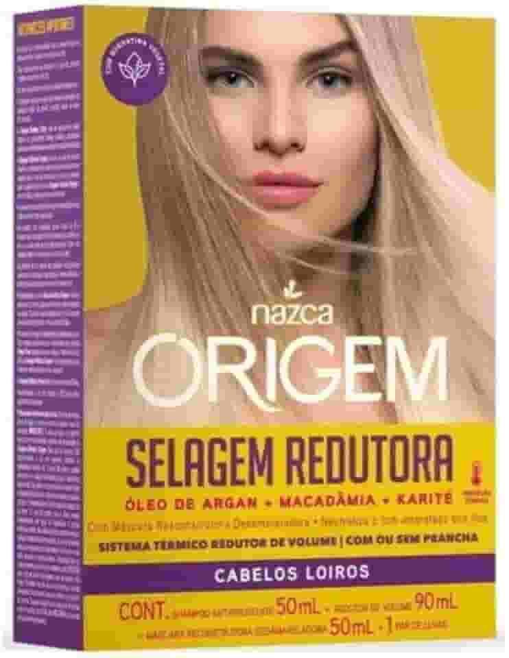 Origem Kit Selagem Redutora - Cabelos Loiros, Nazca Cosméticos