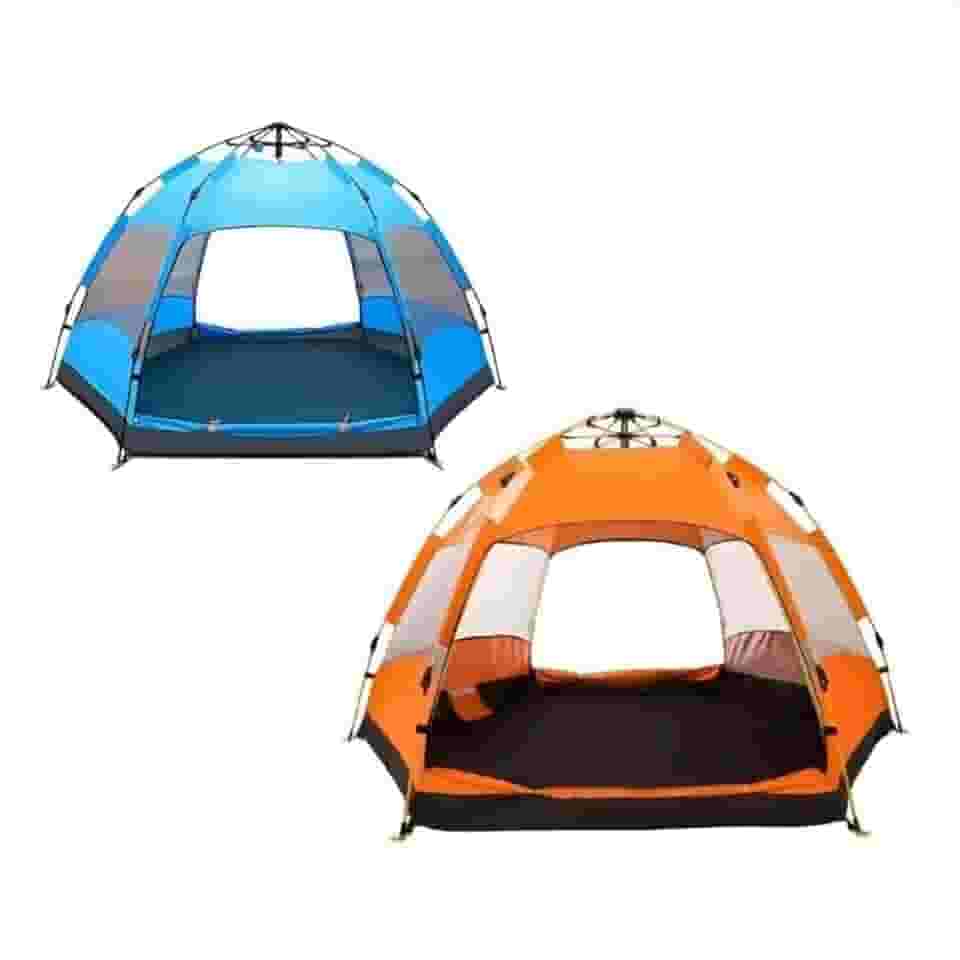 Barraca Camping 5-8 Lugares Grande Ventilacao 270 * 270 * 150cm Impermeável Automática 5/8 Pessoas Portátil,Tenda de Acampam