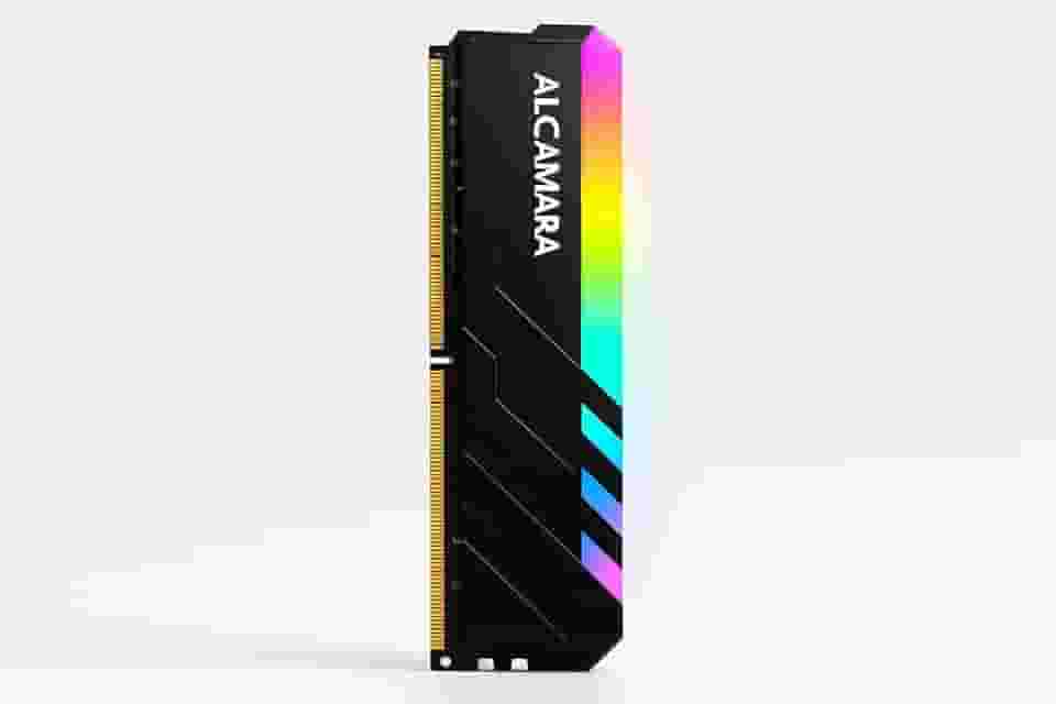 Memória RAM ALCAMARA RGB 8GB (01x8GB) DDR4 3200MHz DIMM 1,2V, Perfeito Desempenho para Computadores Desktop e Jogos