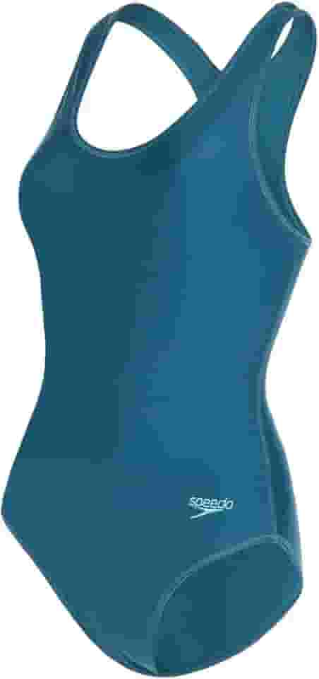 Maiô, Speedo, Racerback, Tecido Liso com Lycra Xtra Life Para Alta Performance, tamanho G - Azul