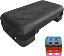 Step 50 x 28 x 13 Altura Regulável Plástico Exercícios Fitness Aeróbico Academia