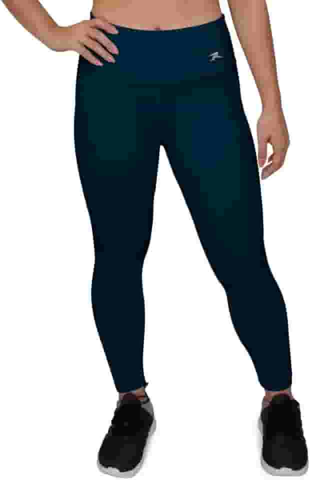 Calça Legging Basic Muvin – Feminino - Boa Respirabilidade – Alta Elasticidade – Sustentação - Corrida – Academia – Fitness – Running - Toque Suave - Logo Refletivo