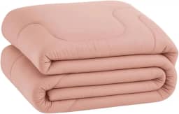 Edredom Dupla Face Liso Micropercal 400 Fios - Super Macio - Alta Durabilidade (Rose, King)