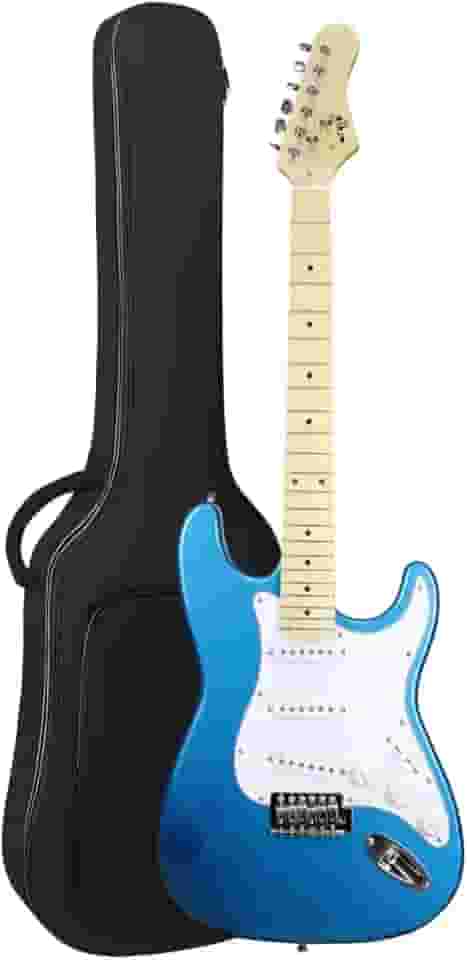 Guitarra Elétrica Bravo Beg100 Strato Série Coldguitar (MB - Metallic Blue)