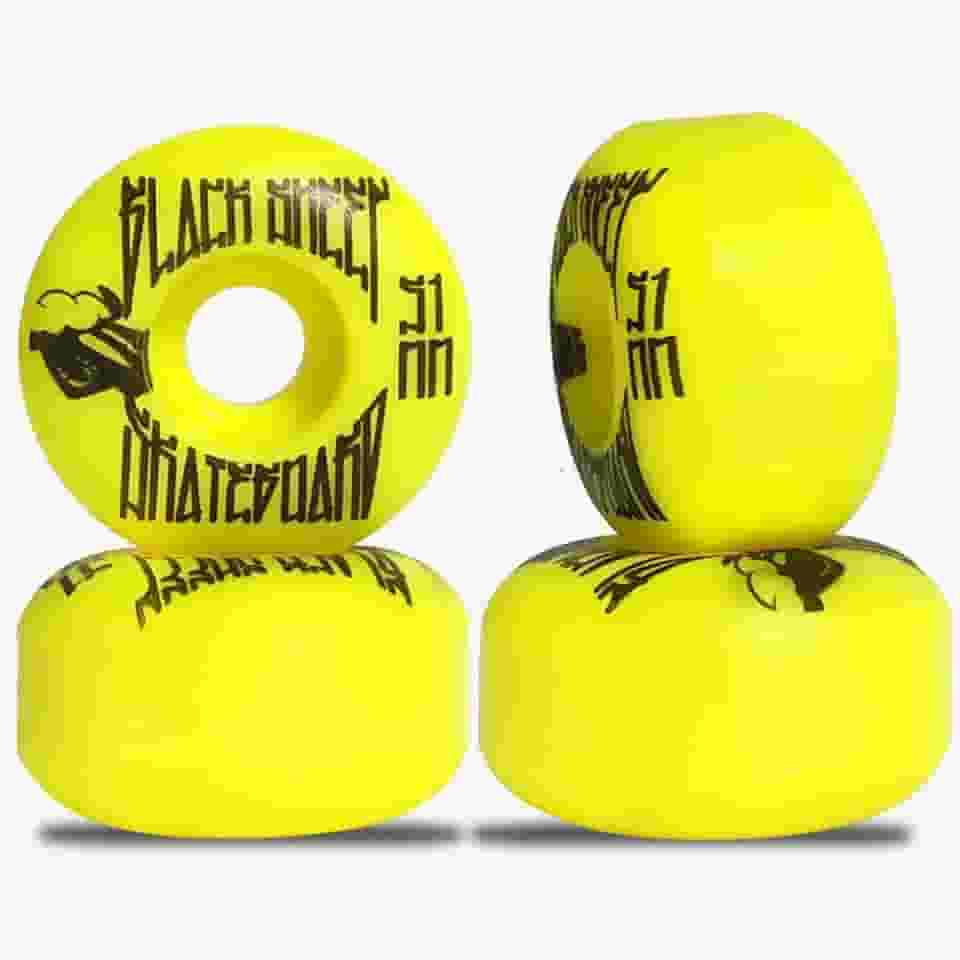 Roda Skate Black Sheep 51mm 95a Amarela