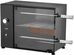 Churrasqueira a Gás Rotativa Apartamento Arke Duetto 2 Espetos + Grelha Gás Glp 220v