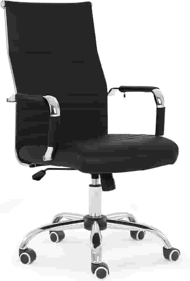 Moob Cadeira de Escritório Presidente Chicago Giratória Com Sistema Relax Preta