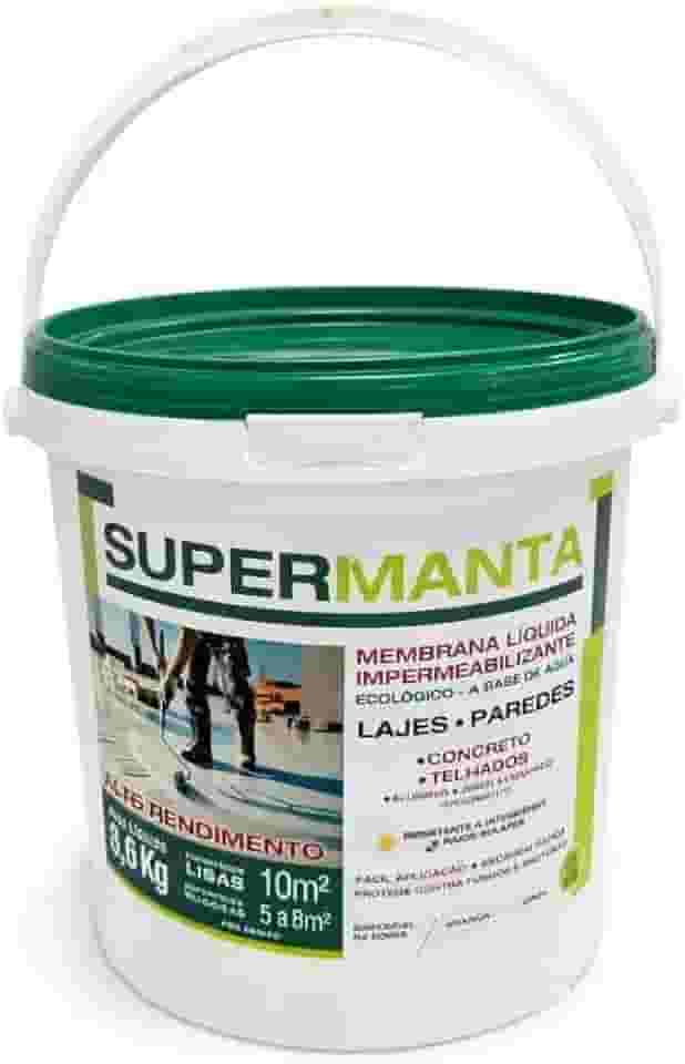 Manta Liquida Impermeabilizante 3,6 Kg Lajes Branca