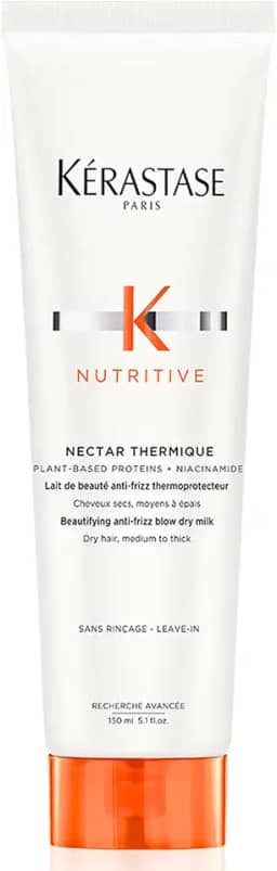 Kérastase Nutritive Nectar Thermique, Leave-In Protetor Térmico Anti Ressecamento com Proteínas Vegetais e Niacinamida para Cabelos Médios a Grossos,150ml