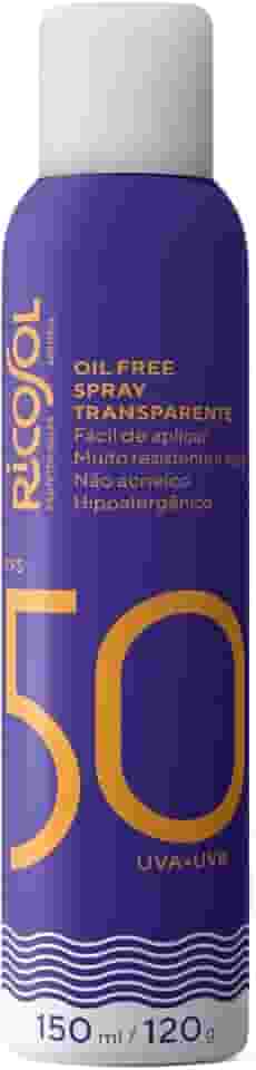 Protetor Solar Spray Transparente FPS 50 150ml - Ricosol