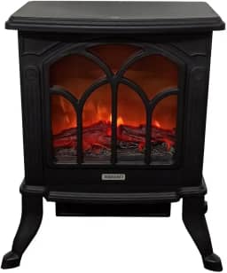 Aquecedor Elétrico Lareira Retrô Chama 3d - 110v